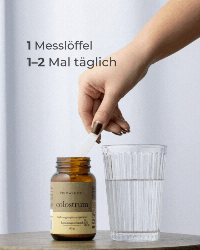 Colostrum Pulver für Kinder Bananengeschmack