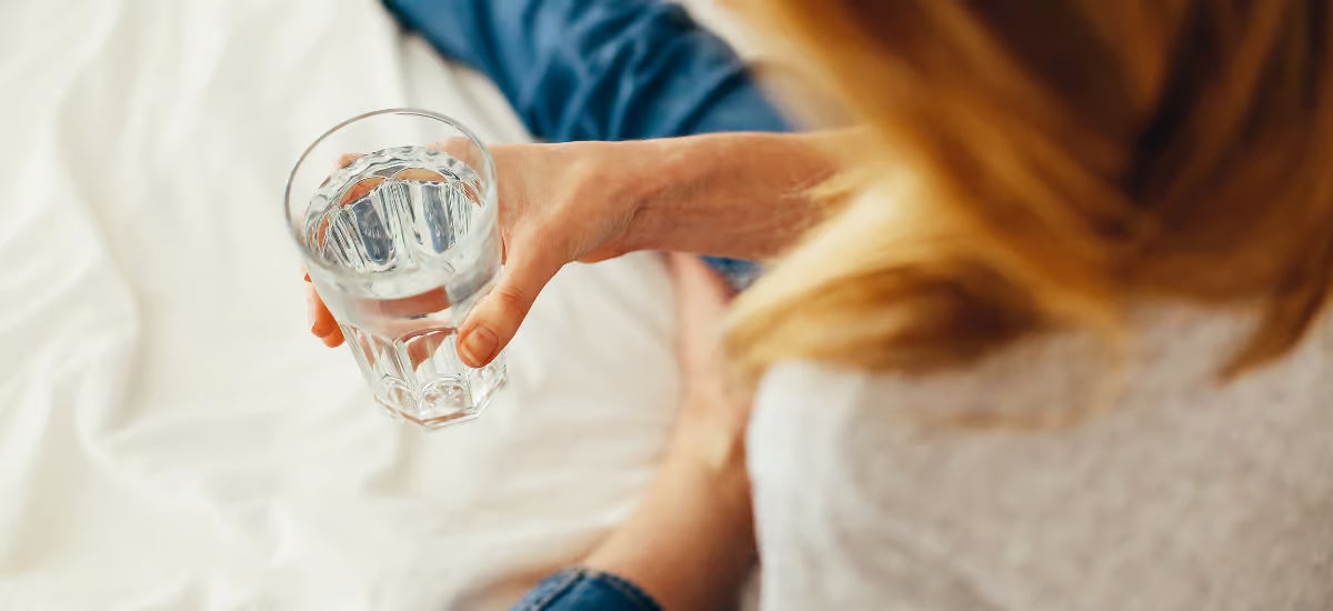 ein Glas Wasser