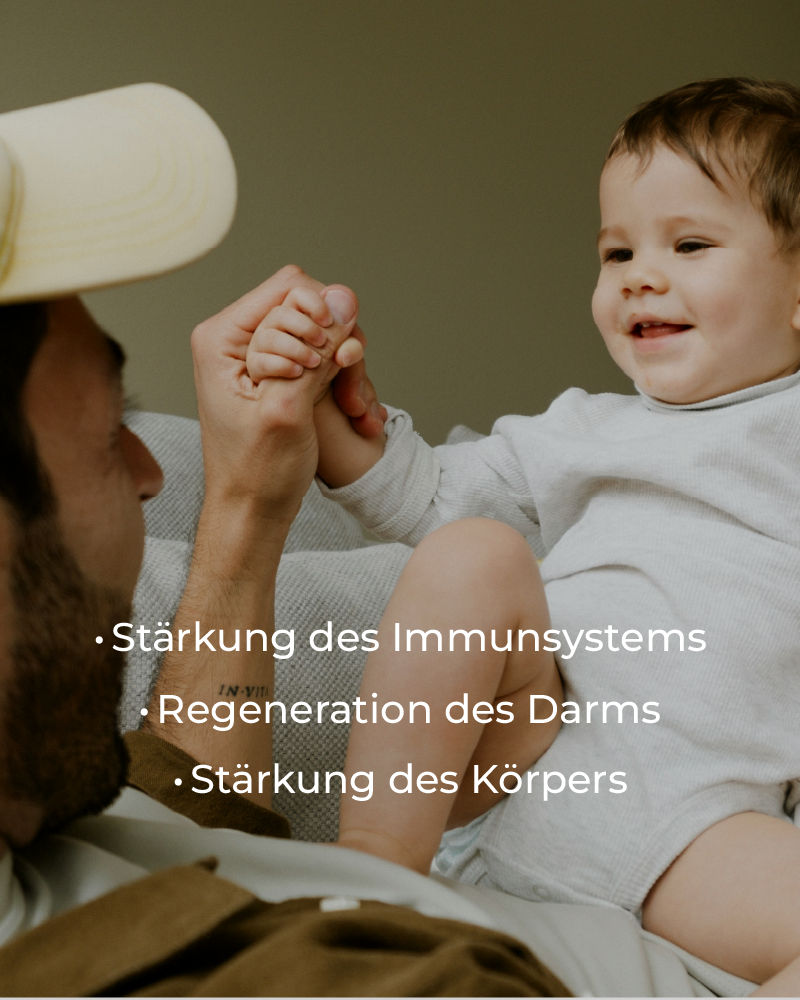Set: Colostrum in Kapseln + Bananen-Colostrum für Kinder