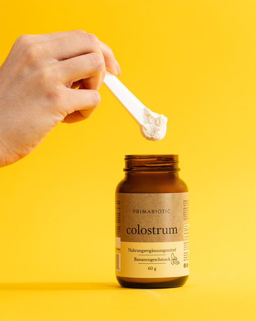 Colostrum Pulver für Kinder Bananengeschmack