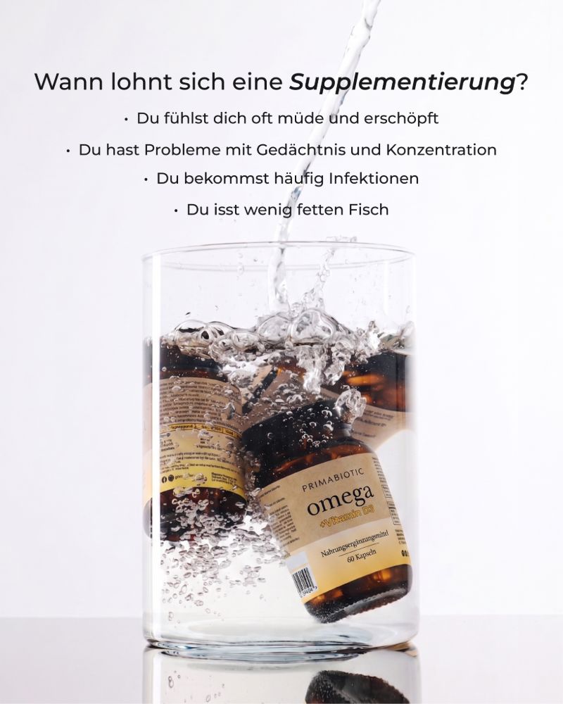 Omega 3 mit Vitamin D3 – Kapseln