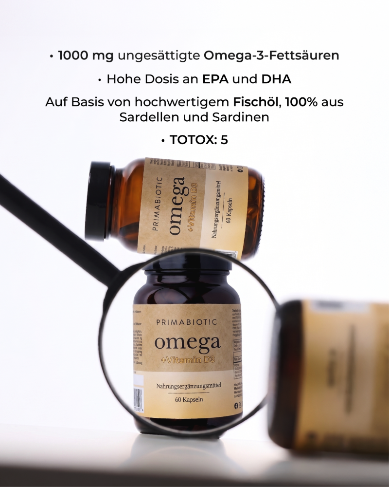 Omega 3 mit Vitamin D3 – Kapseln