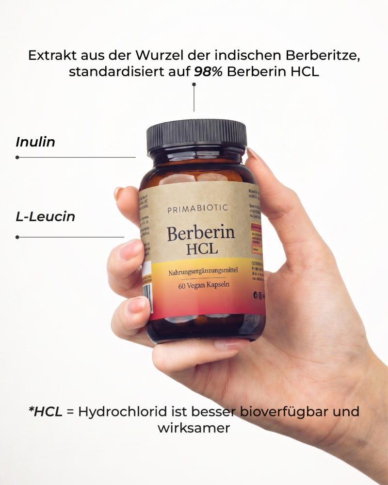 Berberin HCL (60 Vegan Kapseln)