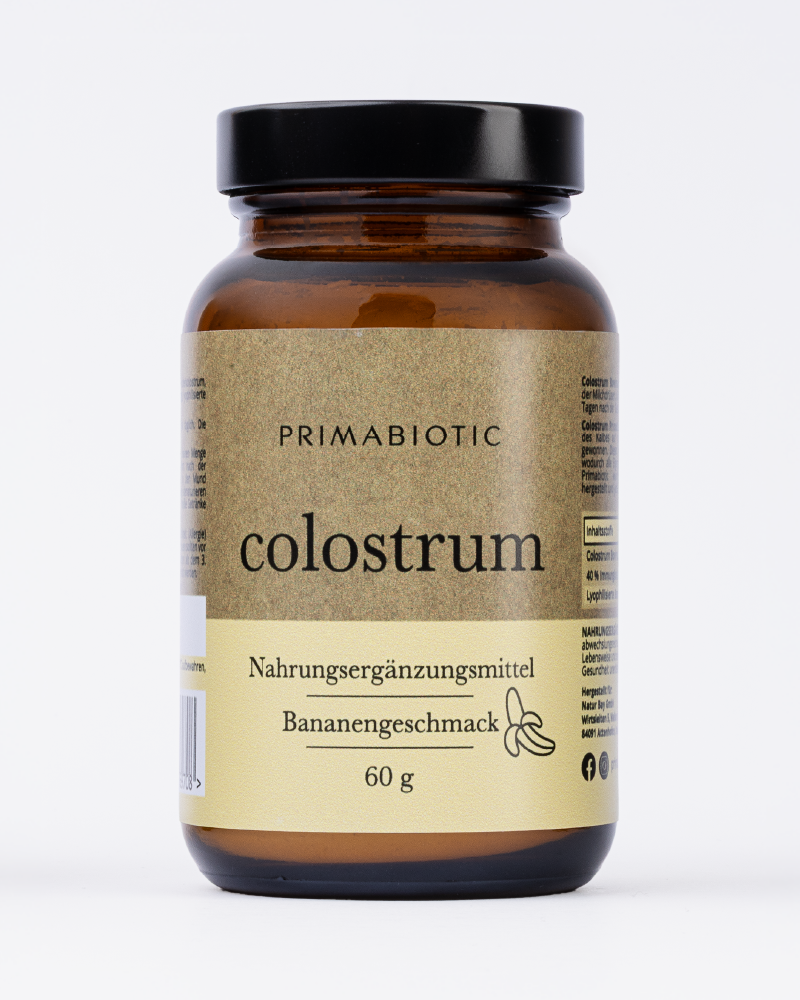 Colostrum Pulver für Kinder Bananengeschmack