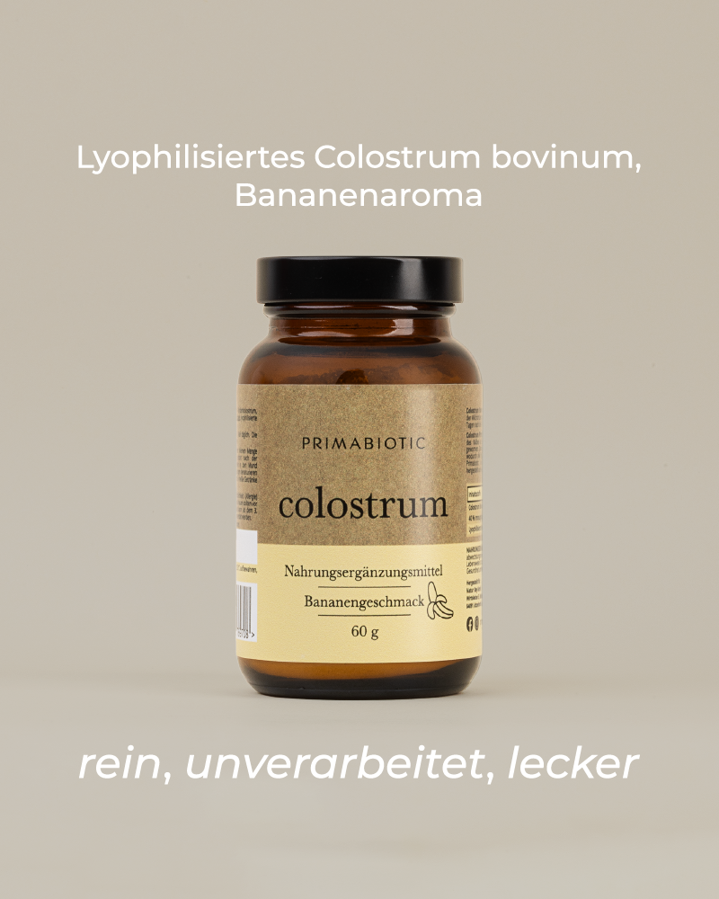 Colostrum Pulver für Kinder Bananengeschmack