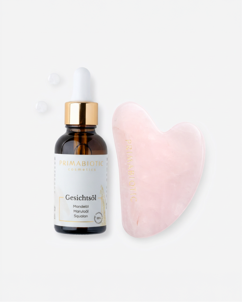 Set: Gua Sha und Gesichtsöl