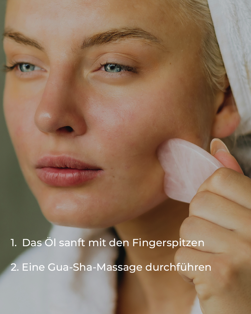 Set: Gua Sha und Gesichtsöl