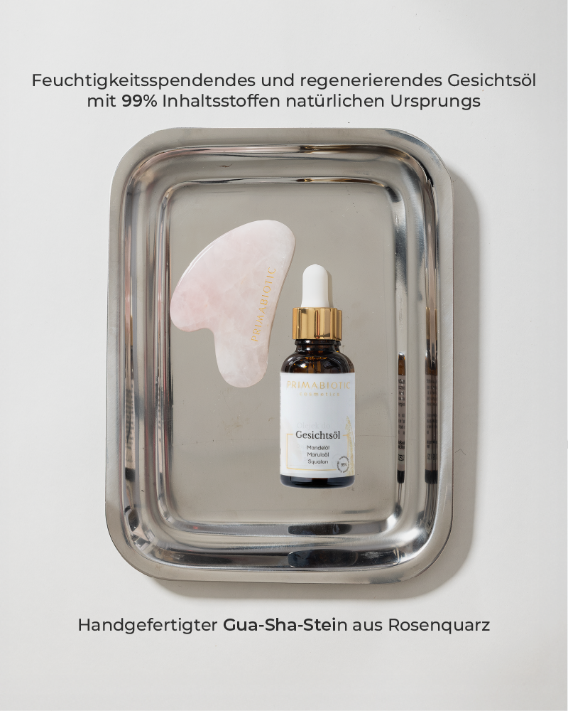 Set: Gua Sha und Gesichtsöl