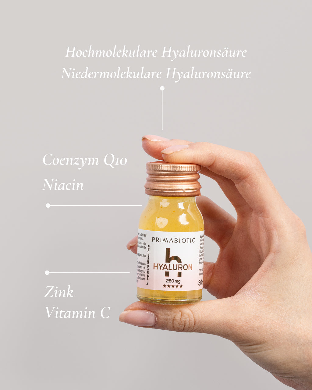 Primabiotic Hyaluron – Vegan Hyaluronsäure zum Trinken