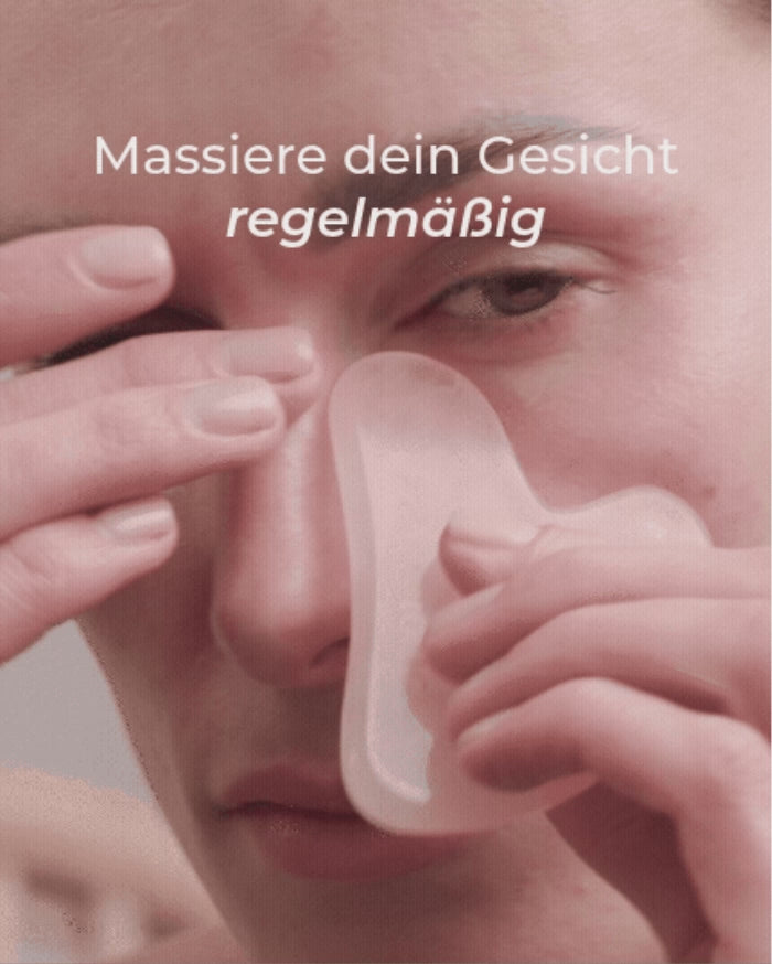 Rosenquarz Gua Sha Stein